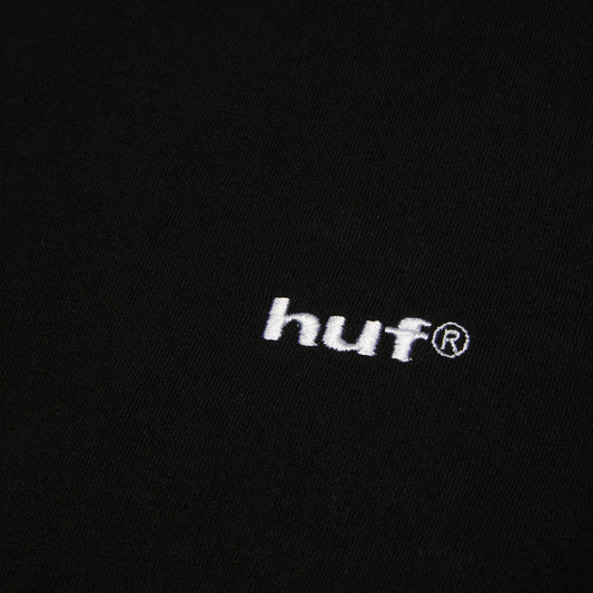 HUF 89 Embroidered T-Shirt Black / White