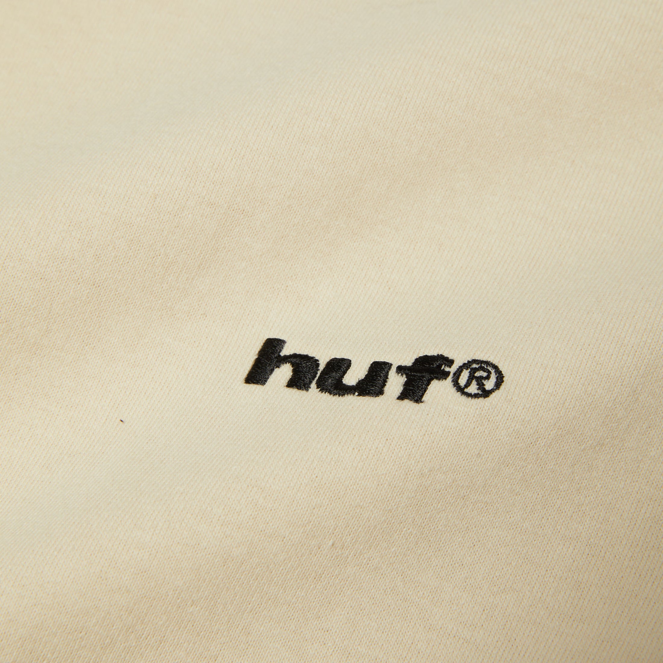 HUF 89 Embroidered T-Shirt Cream / Black