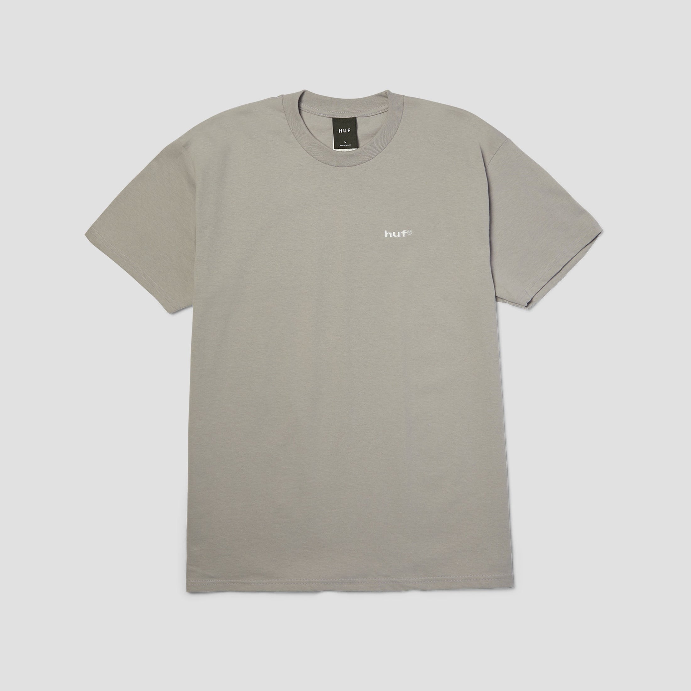 HUF 89 Embroidered T-Shirt Lilac Chalk / White