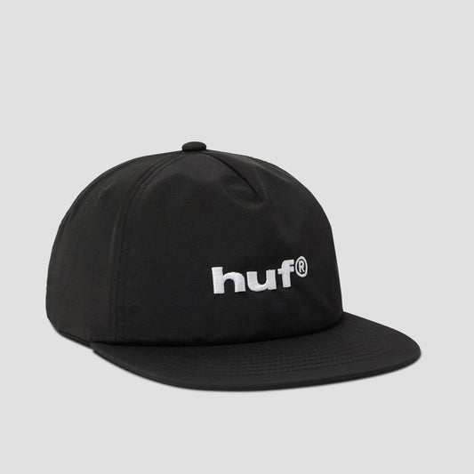 HUF 89 Nylon Snapback Cap Black