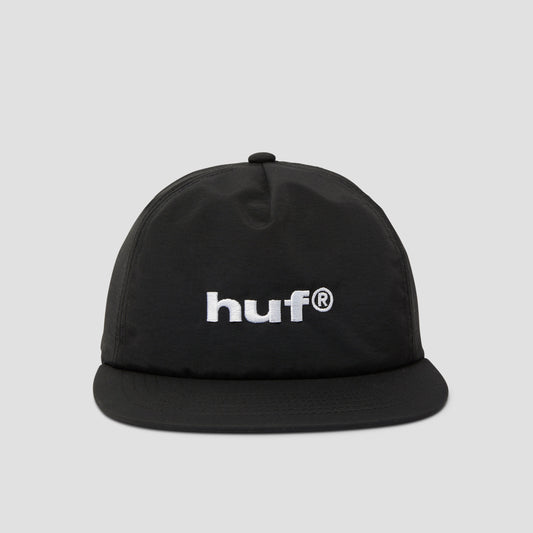 HUF 89 Nylon Snapback Cap Black