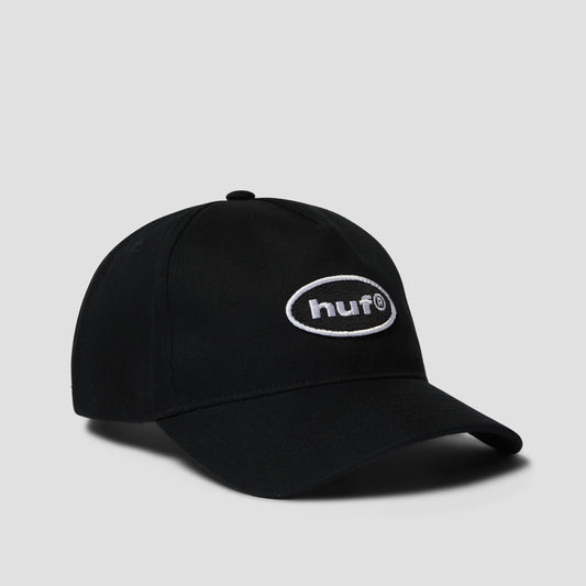 HUF 89 Oval 5 Panel Hat Black