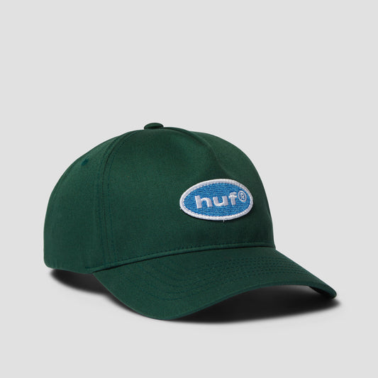HUF 89 Oval 5 Panel Hat Forest Green