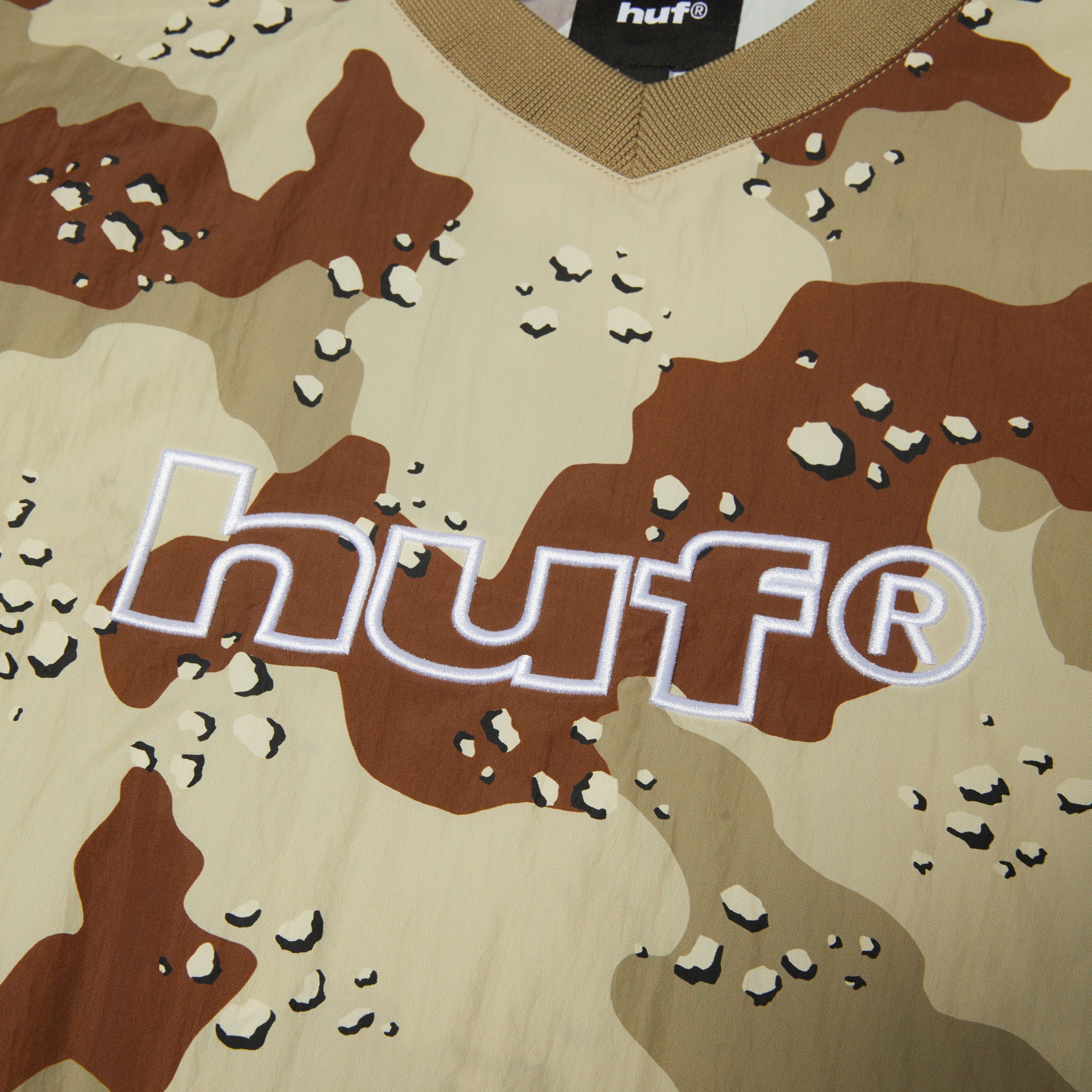 HUF 89 Pullover Camo Windshirt Brown