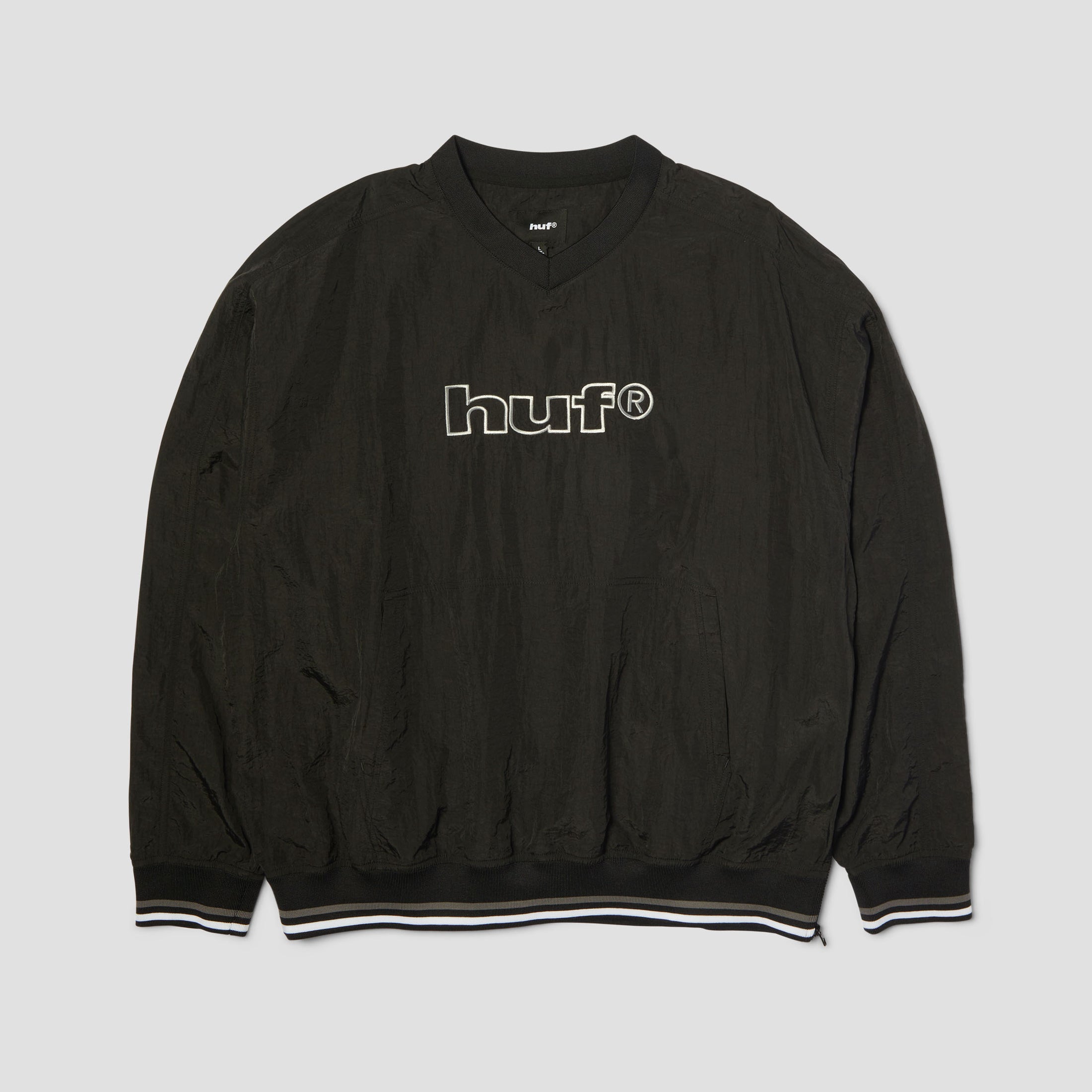 HUF 89 Pullover Windshirt Black