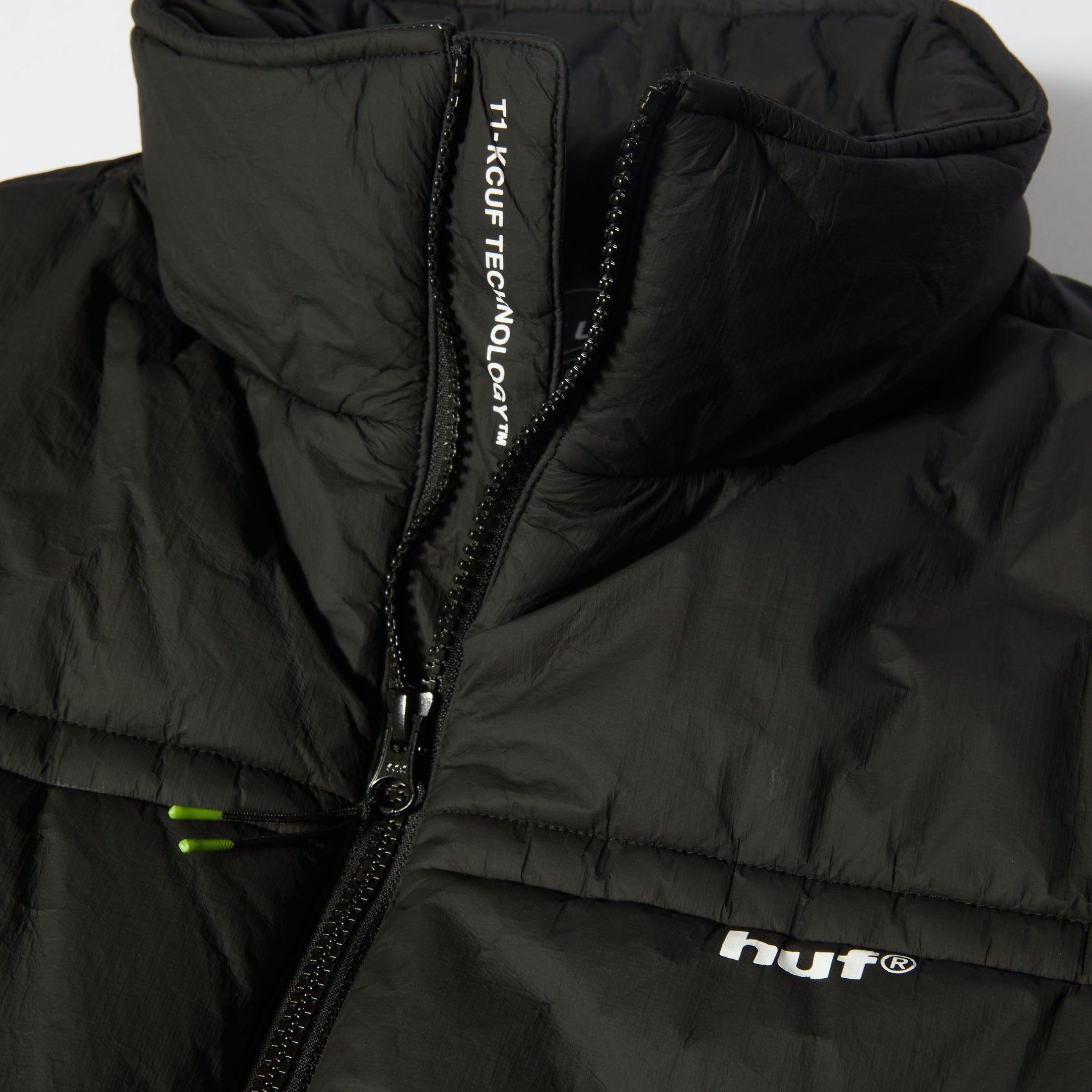 HUF 89 Tyvek Puffer Jacket Black