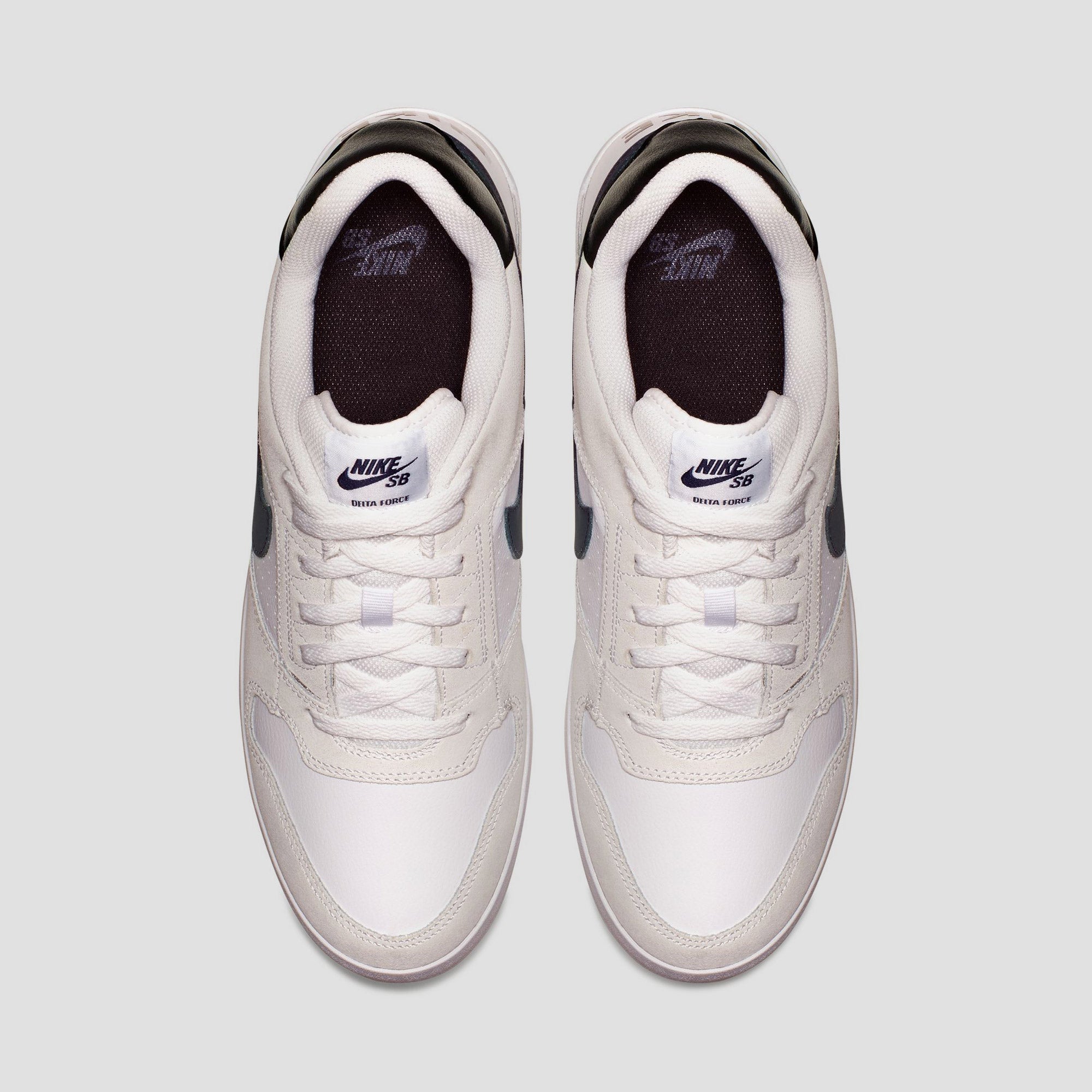 Nike SB Delta Force Vulc Skate Shoes White / Thunder Blue / Black