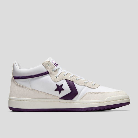Converse Cons Fastbreak Pro Mid Shoes White / Vaporous Grey / Purple