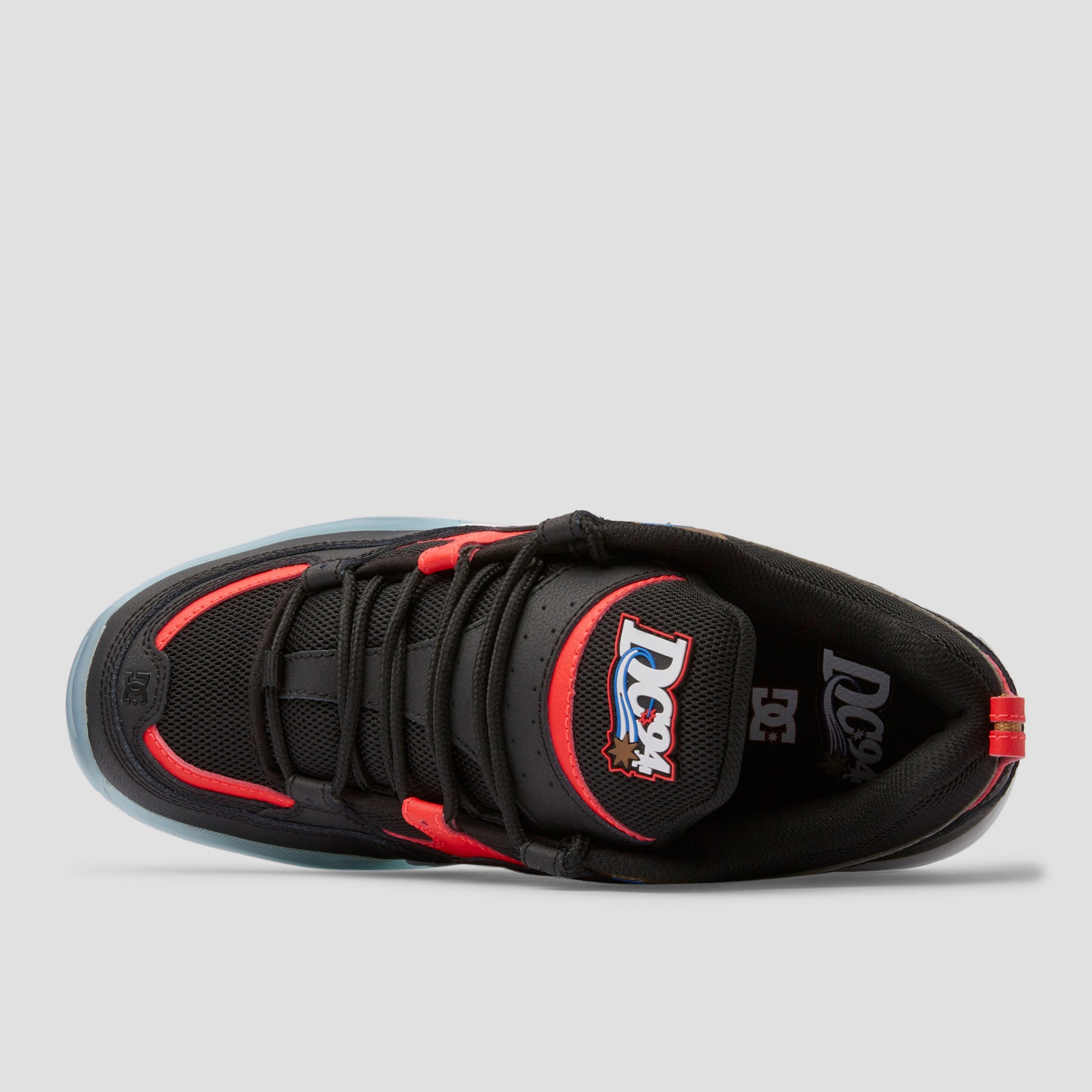 DC Truth OG Skate Shoes Black Red Blue