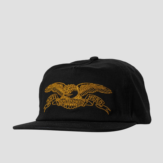 Anti Hero Basic Eagle Cap Black / Gold