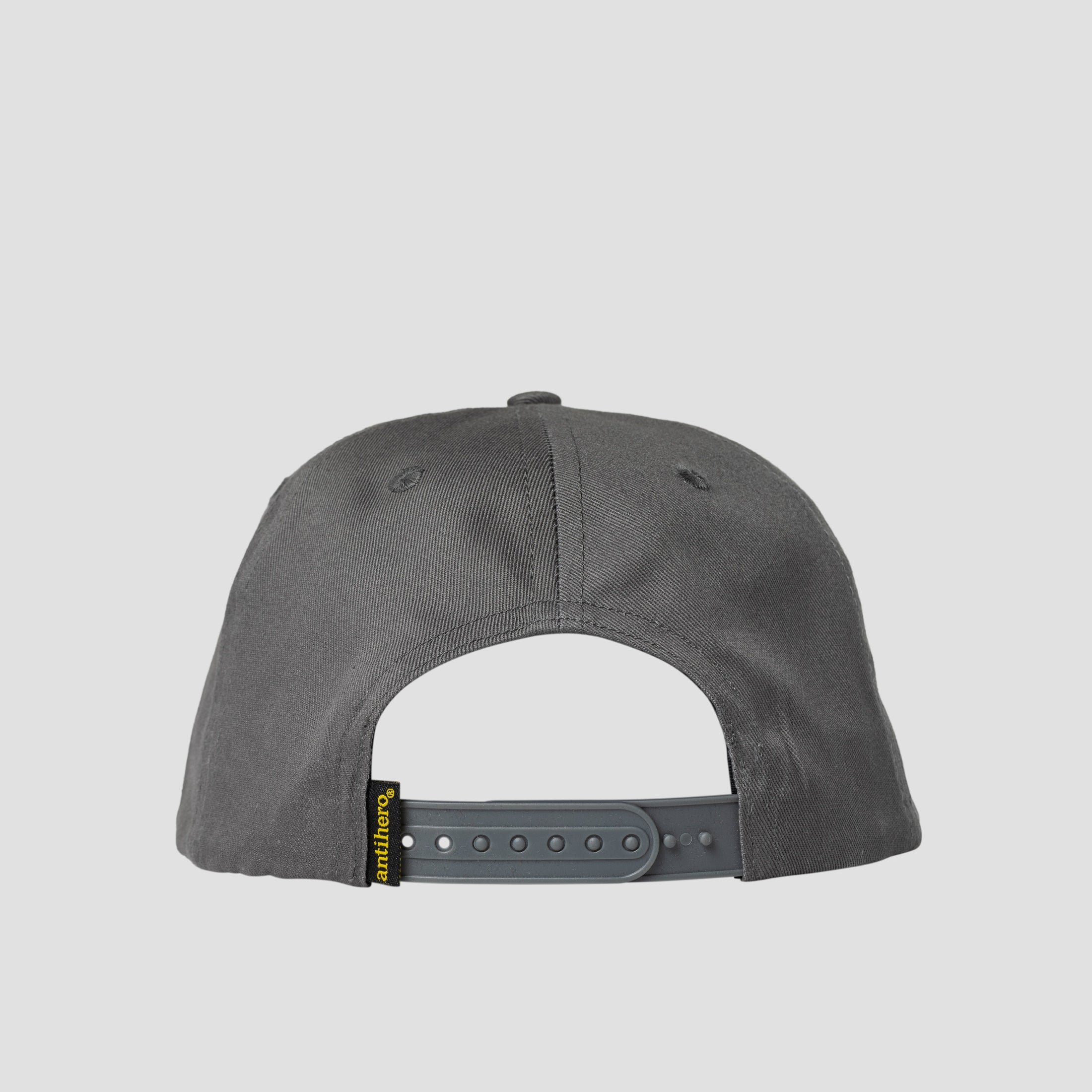 Anti Hero Lil Pigeon Snapback Cap Charcoal Yellow