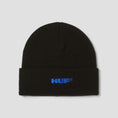 Load image into Gallery viewer, HUF All Caps Cuff Beanie Black
