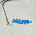 Load image into Gallery viewer, HUF All Caps Zip Hood Ash

