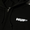 Load image into Gallery viewer, HUF All Caps Zip Hood Black
