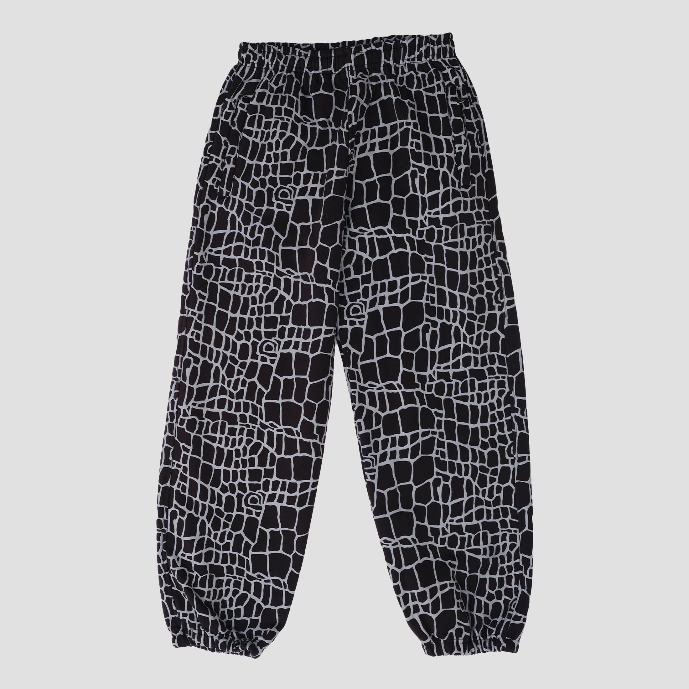Always Croc Print Jogger Black