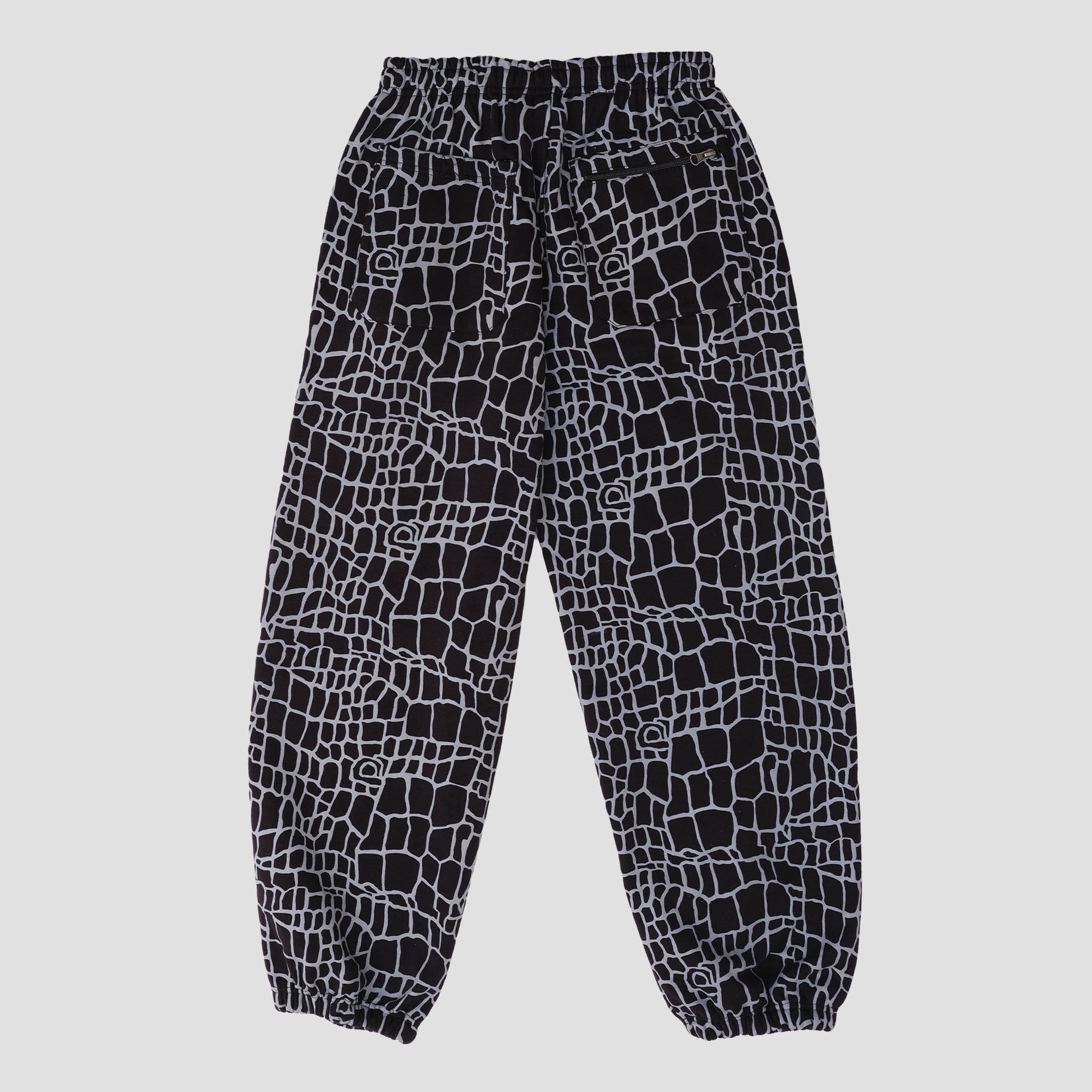 Always Croc Print Jogger Black
