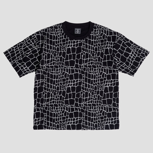 Always Croc Print T-Shirt Black