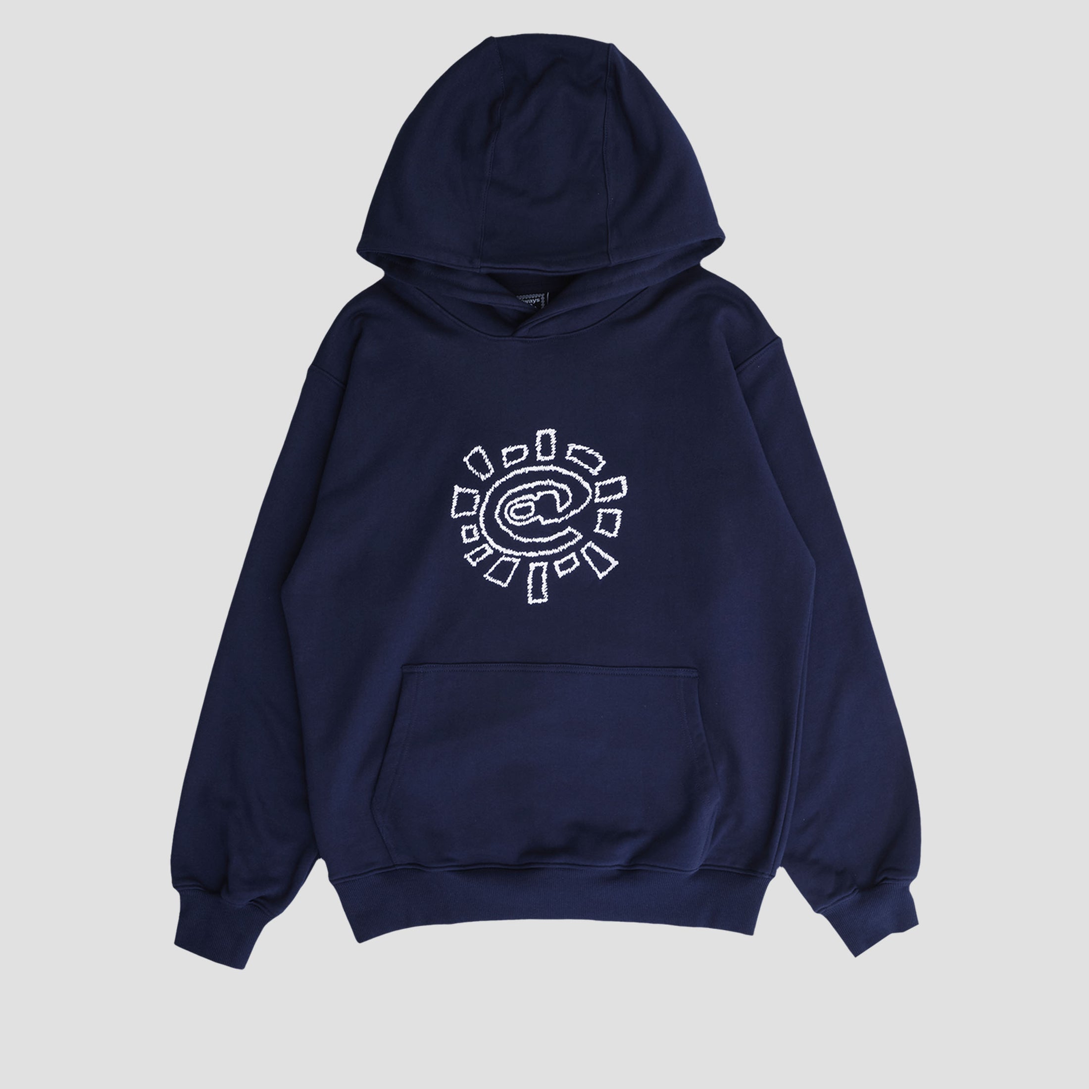 Always Scribble @Sun Hoodie Navy