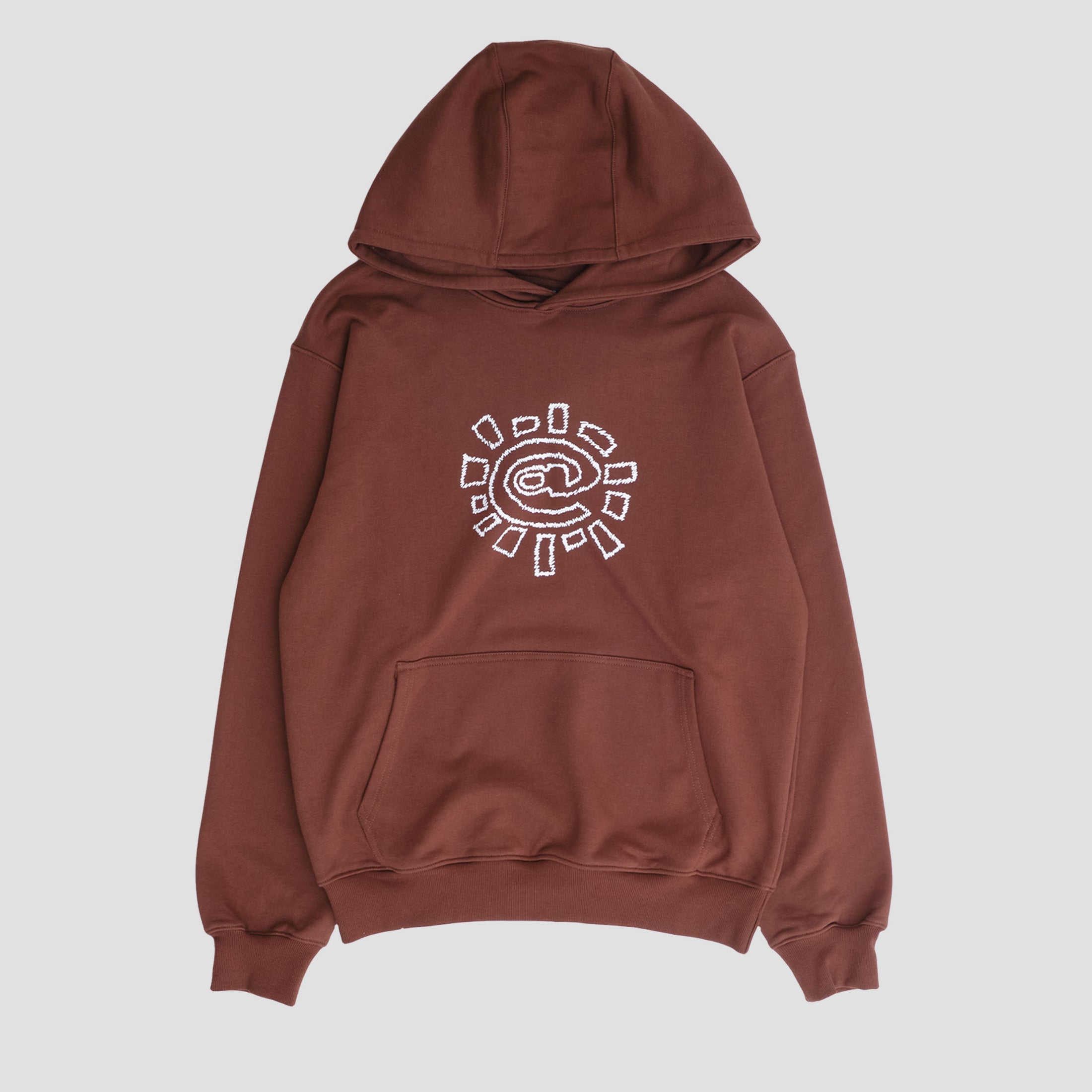 Always Scribble @Sun Hoodie Brown