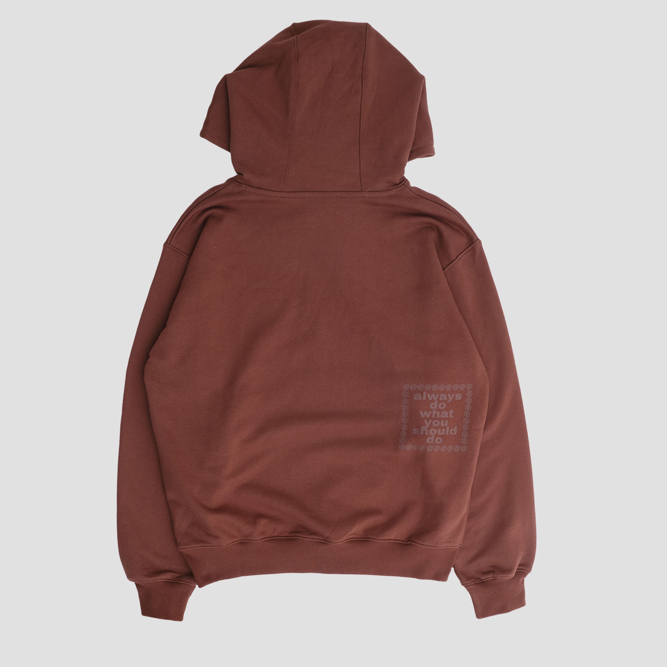 Always Scribble @Sun Hoodie Brown
