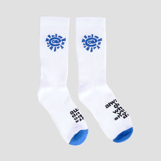 Always @Sun Sock White / Blue