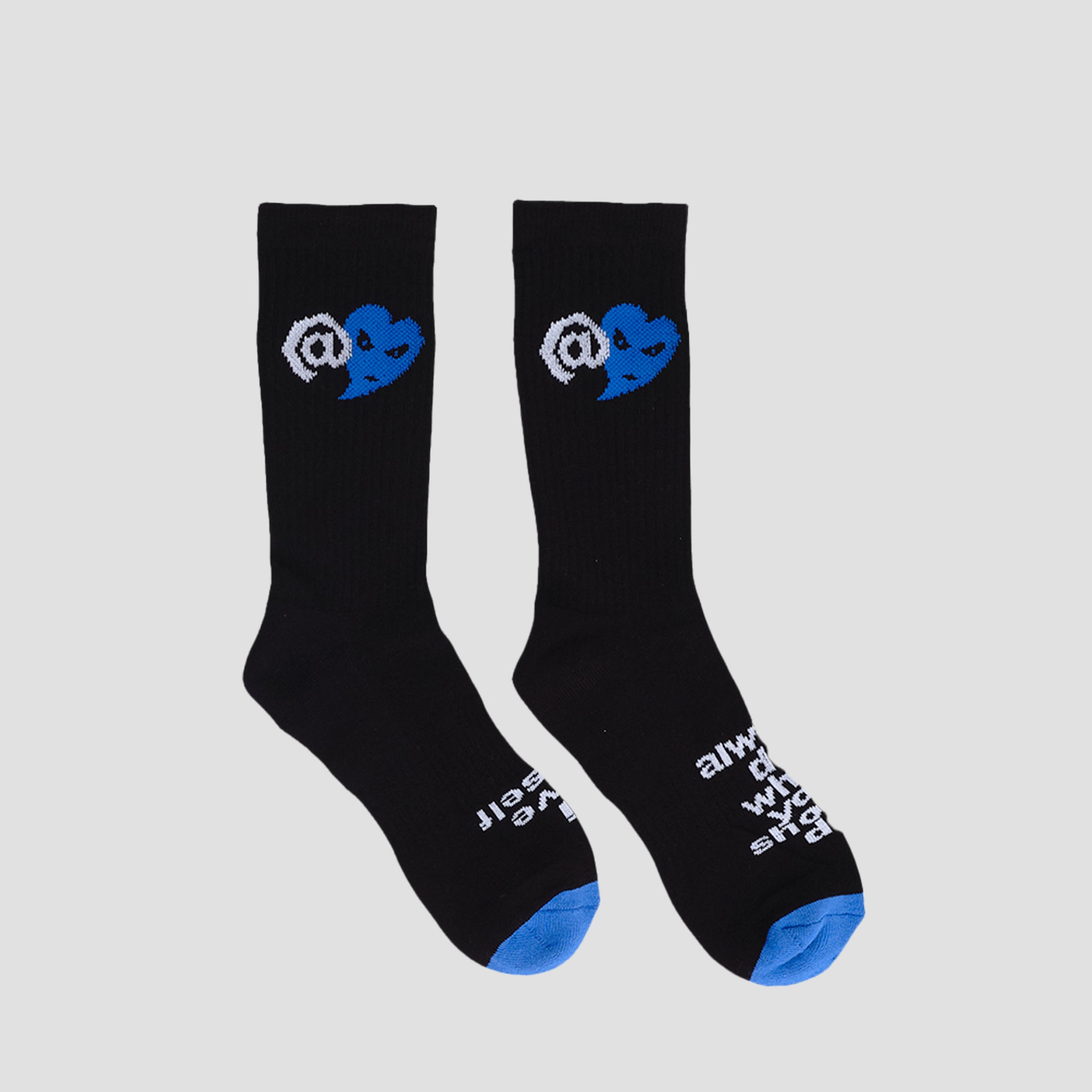 Always Love Hard Sock Black