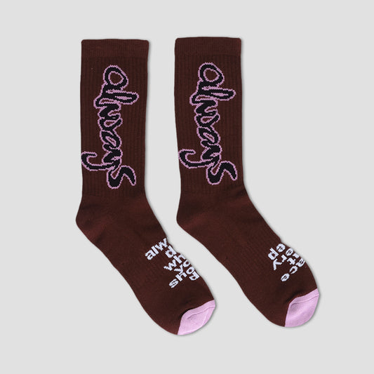 Always Snapper Rock Sock Brown