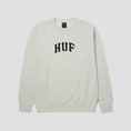 Load image into Gallery viewer, HUF Arch Applique Crew Ash
