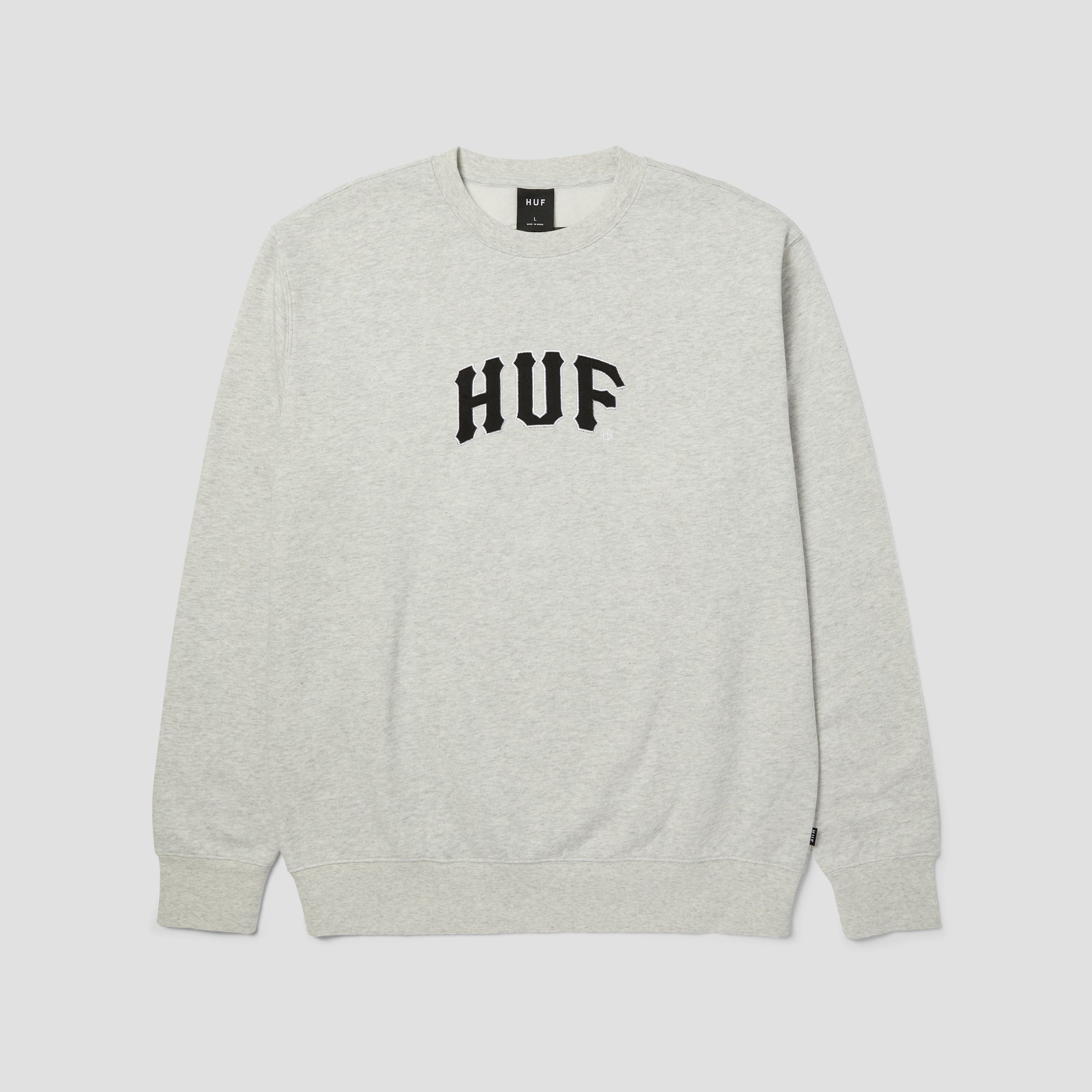 HUF Arch Applique Crew Ash