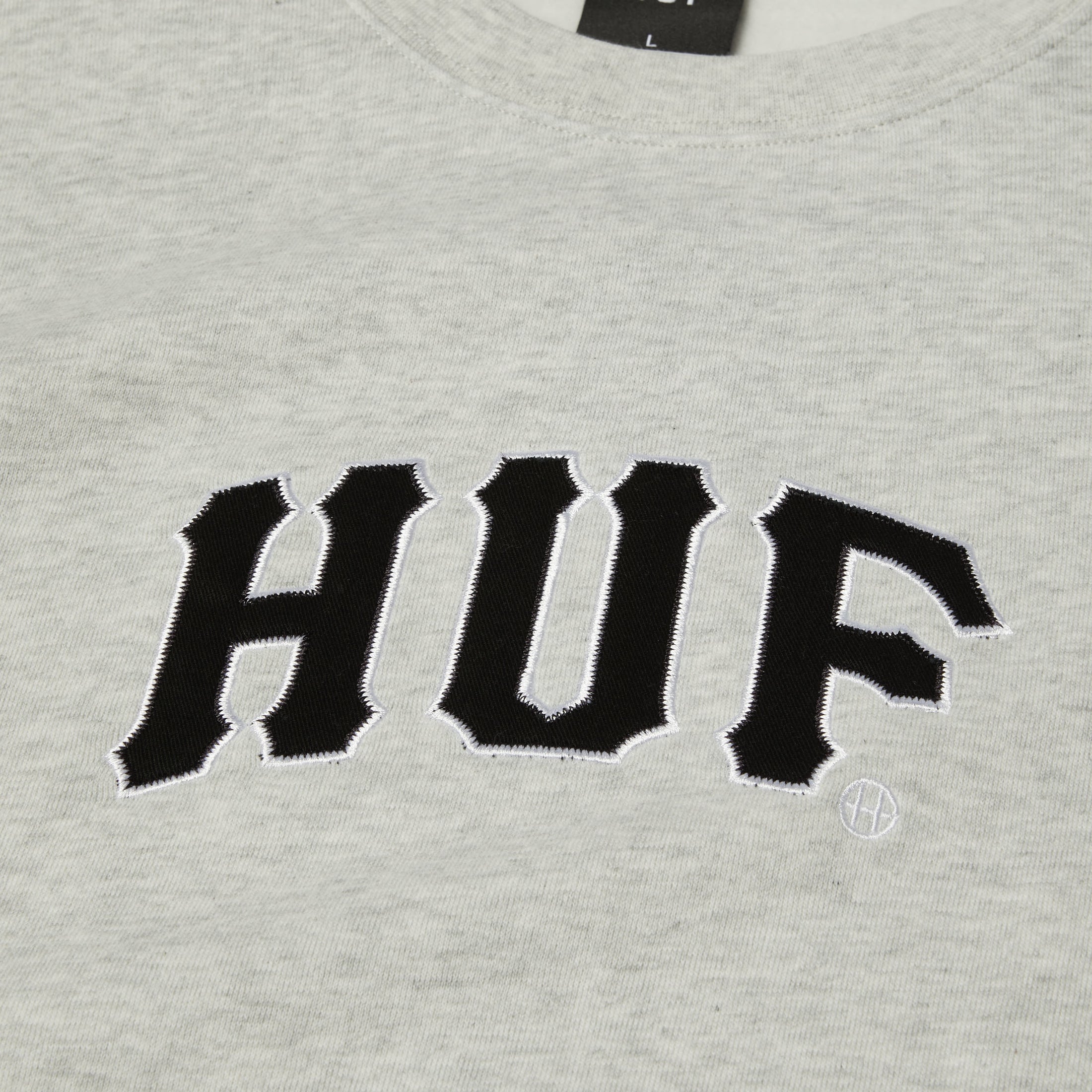 HUF Arch Applique Crew Ash