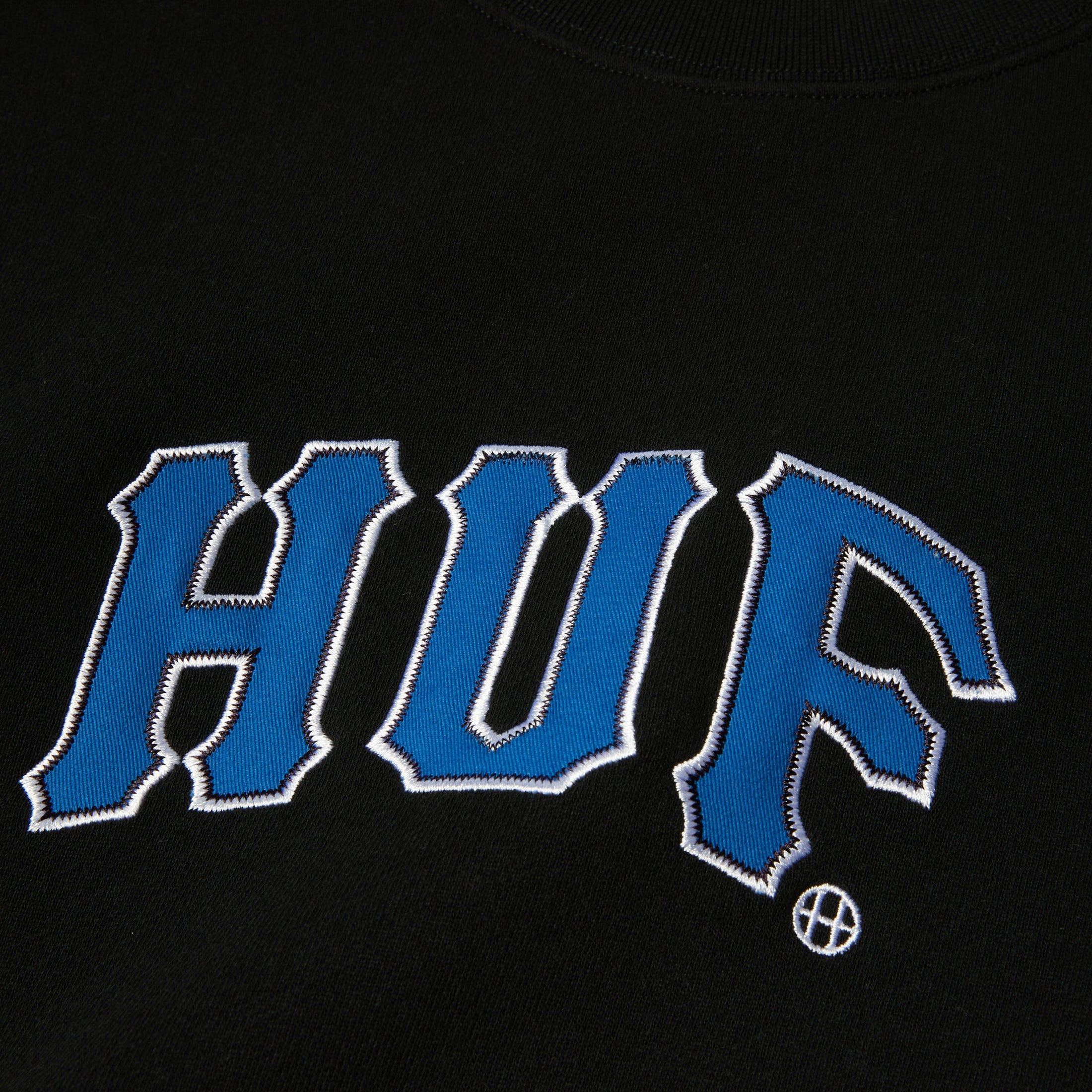HUF Arch Applique Crew Black