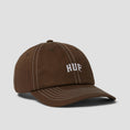 Load image into Gallery viewer, HUF Arch Logo 6 Panel Cv Hat Bison
