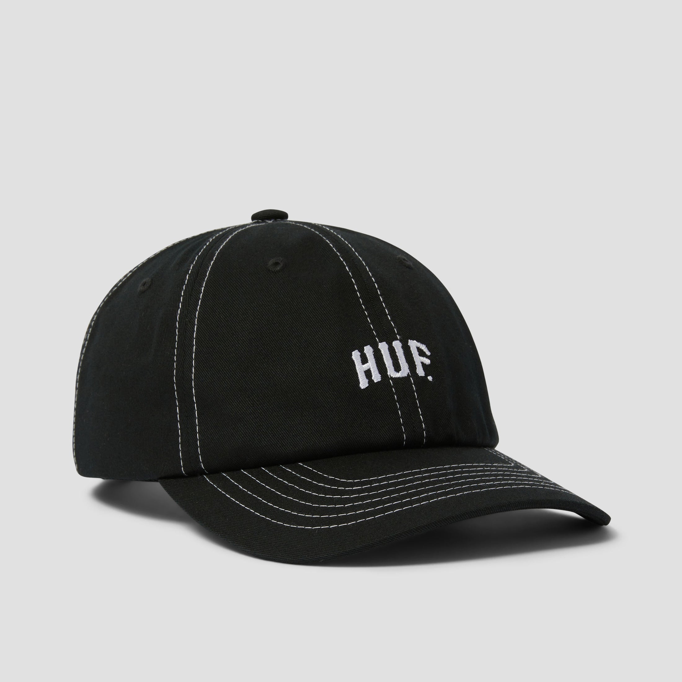 HUF Arch Logo 6 Panel Cv Hat Black