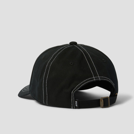 HUF Arch Logo 6 Panel Cv Hat Black