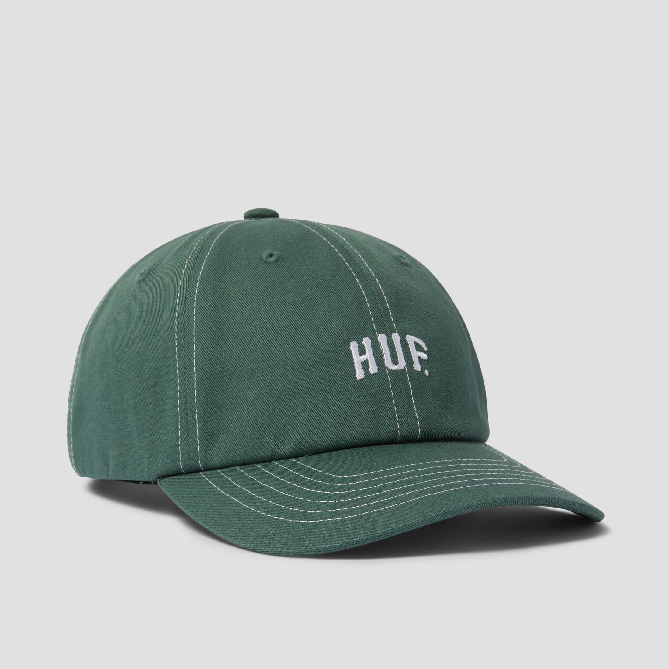 HUF Arch Logo 6 Panel Cv Hat Forest Green