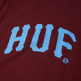 Load image into Gallery viewer, HUF Arch T-Shirt Burgundy
