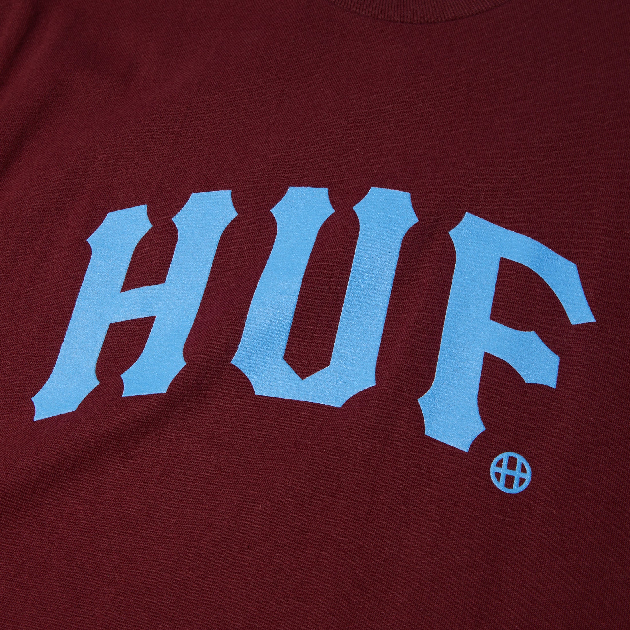 HUF Arch T-Shirt Burgundy