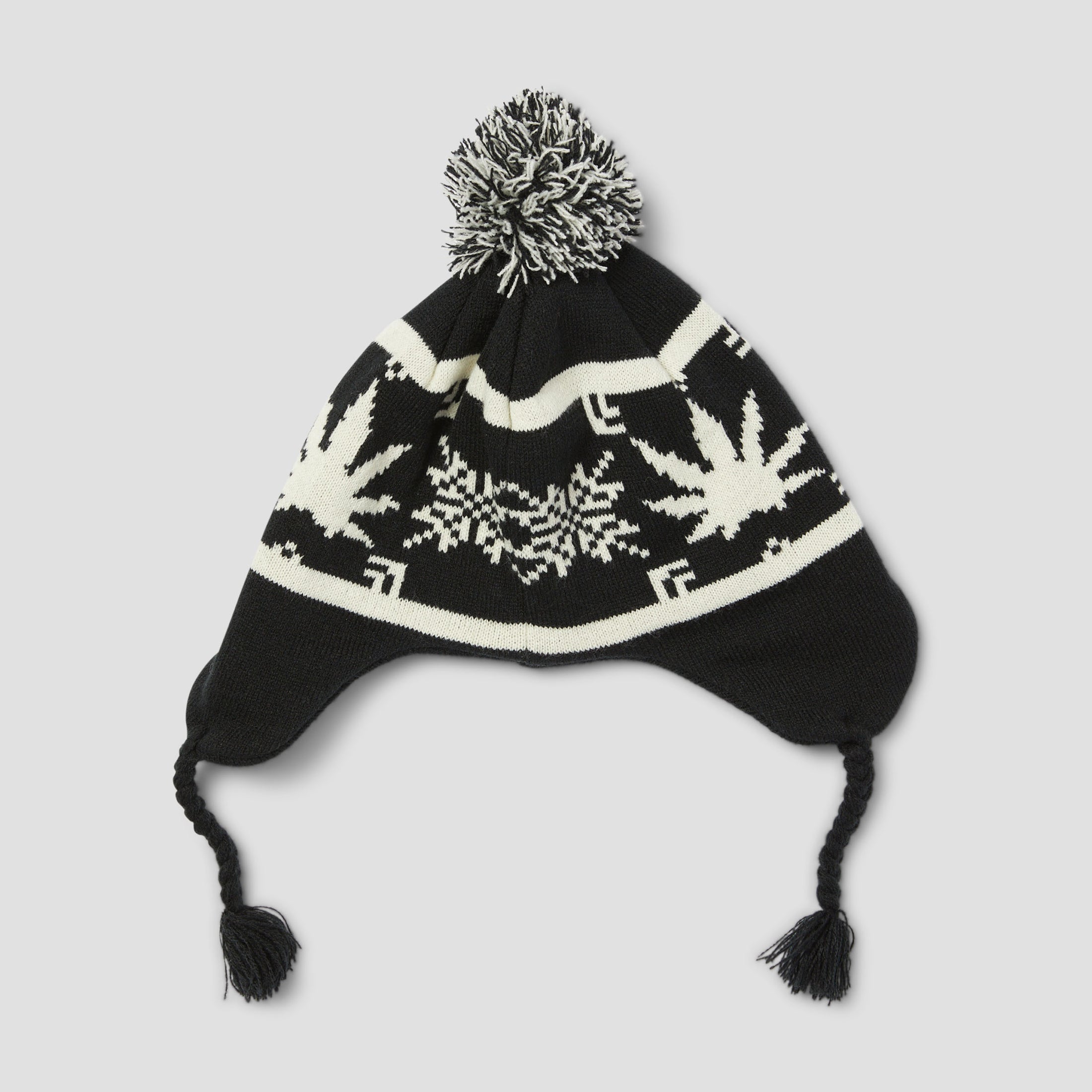 HUF Arctic Plantlife Braided Beanie Black