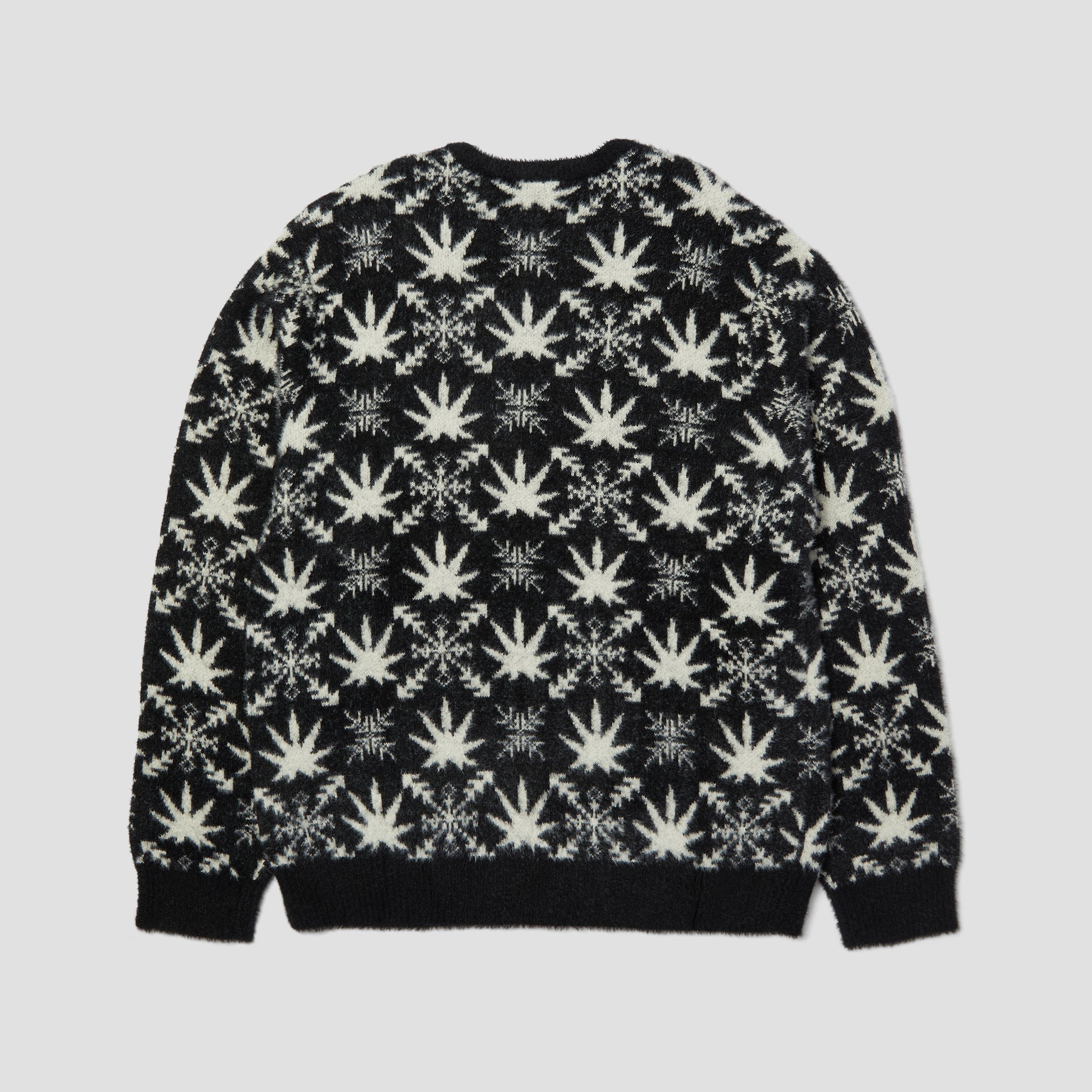 HUF Arctic Plantlife Crew Sweater Black