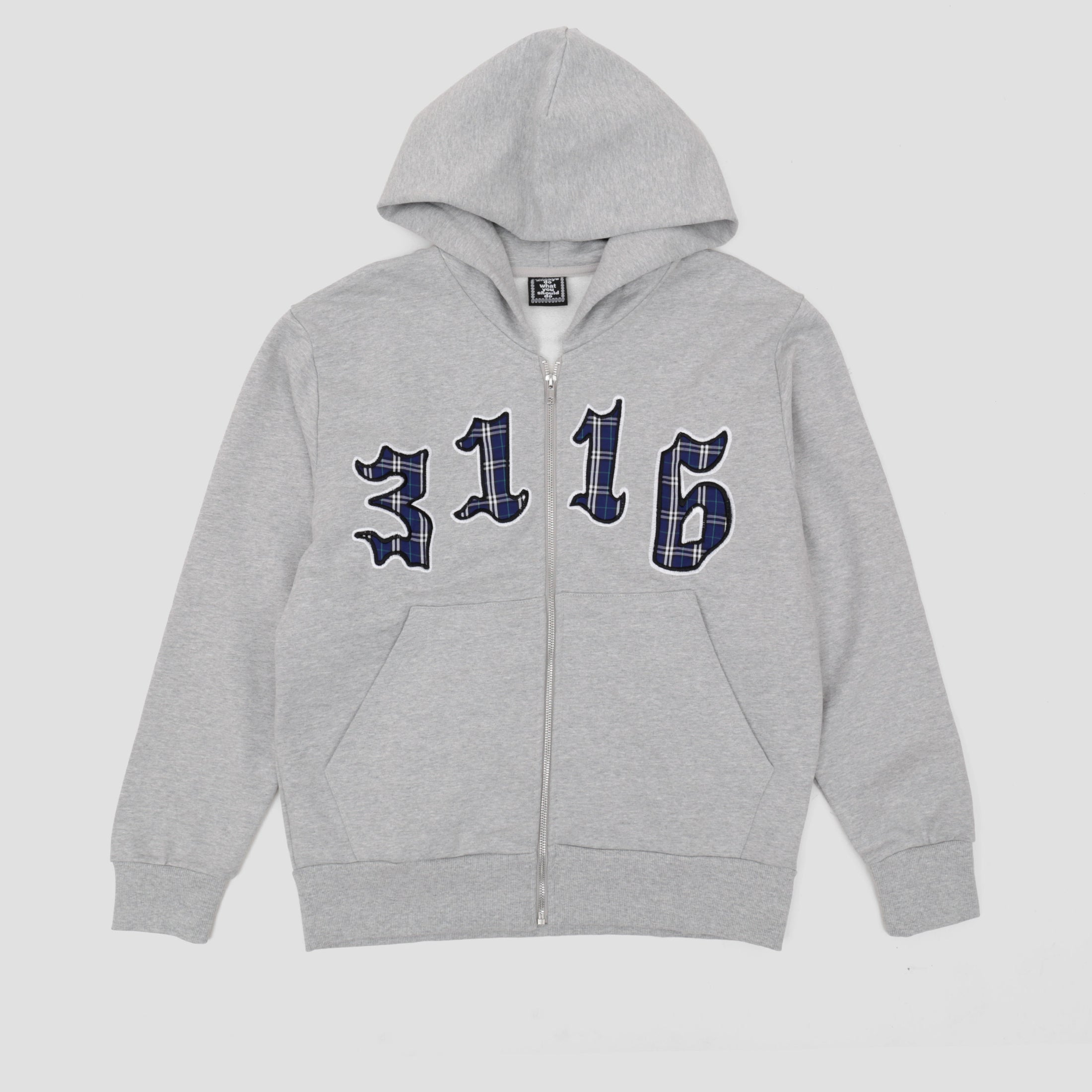 Always 3116 Premium Zip Up Hoodie Grey