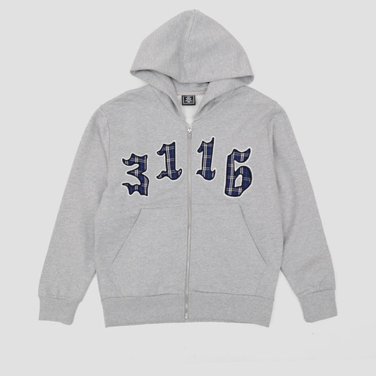 Always 3116 Premium Zip Up Hoodie Grey