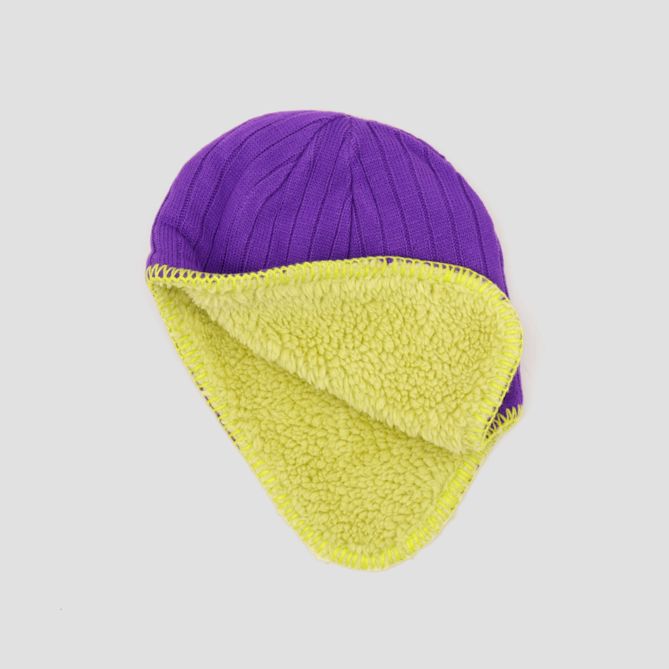 Always Reversible Ear Flap Purple / Green