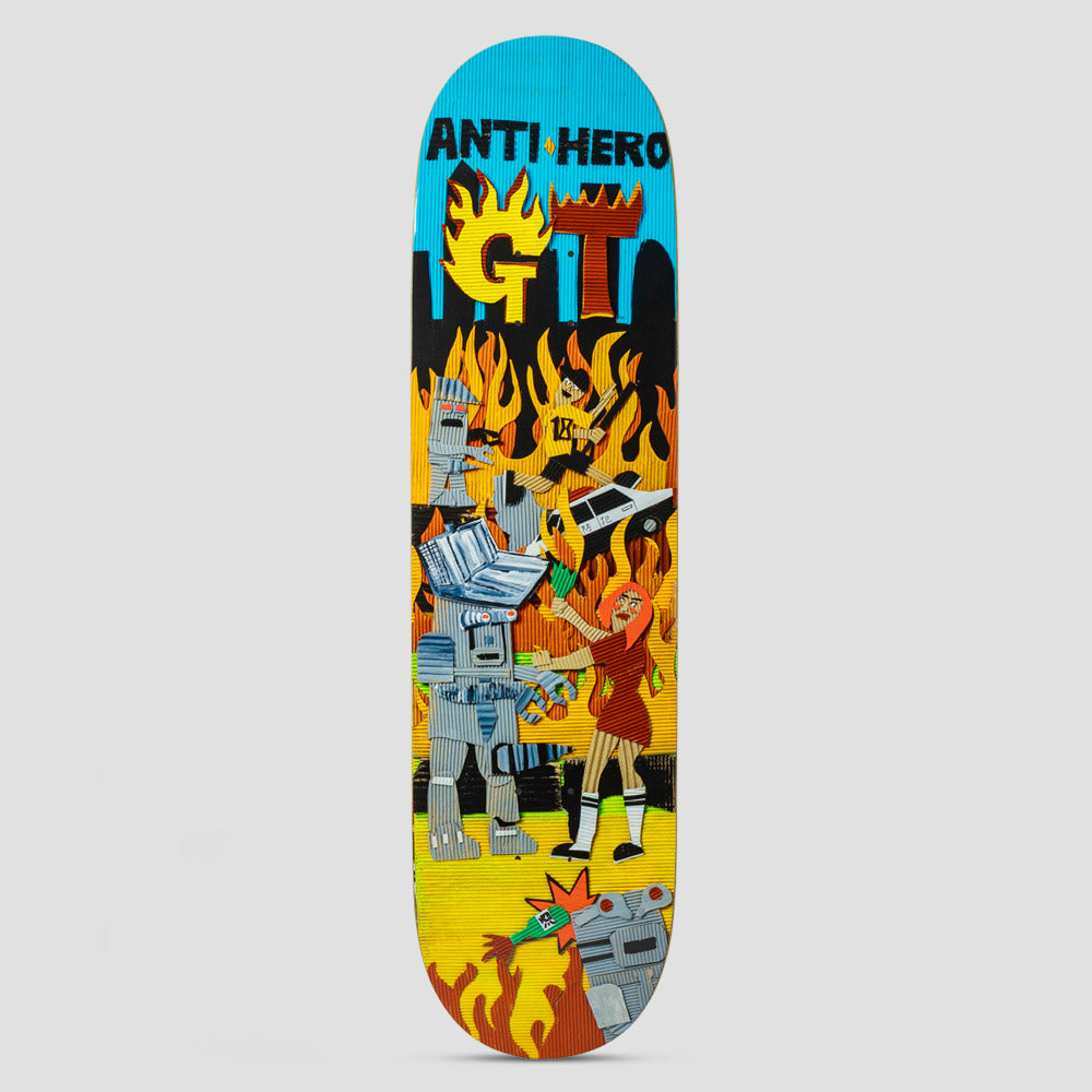 Anti Hero 8.25 Taylor Kenji Goto Skateboard Deck Multi