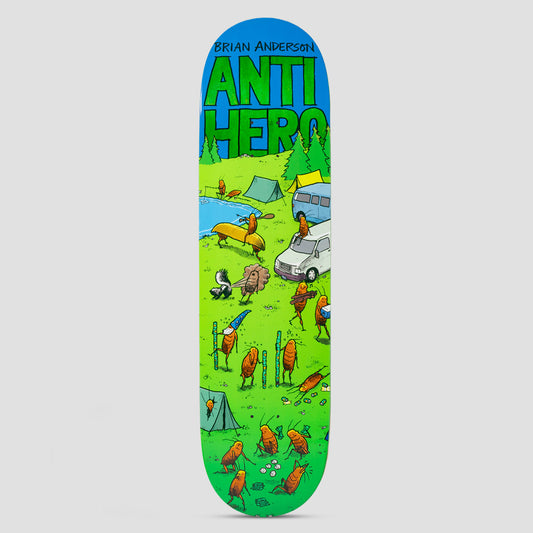 Anti Hero 8.5 B.A. Roached Out 2 Skateboard Deck Green