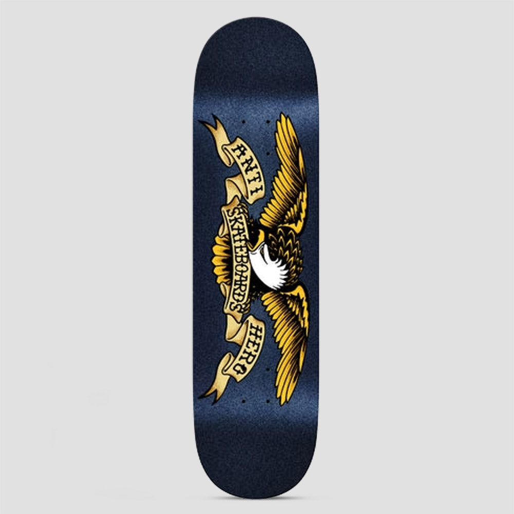 Anti Hero 8.5 Team Classic Eagle Skateboard Deck Easy Rider Navy