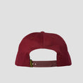 Load image into Gallery viewer, Anti Hero Basic Eagle Snapback Cap Wine / Gold
