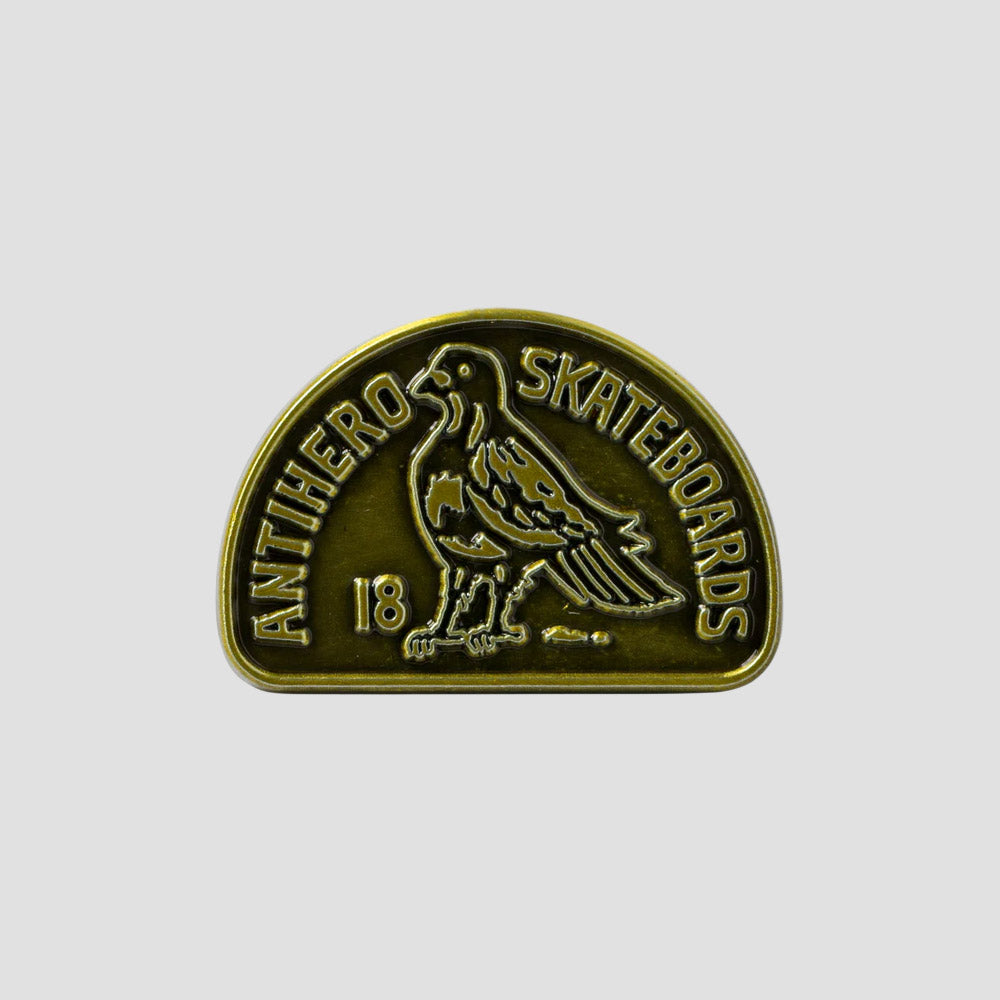 Anti Hero Clubhouse Lapel Pin Antique Bronze