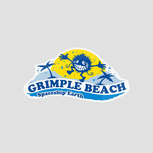 Anti Hero Grimple Spaceship Earth Sticker