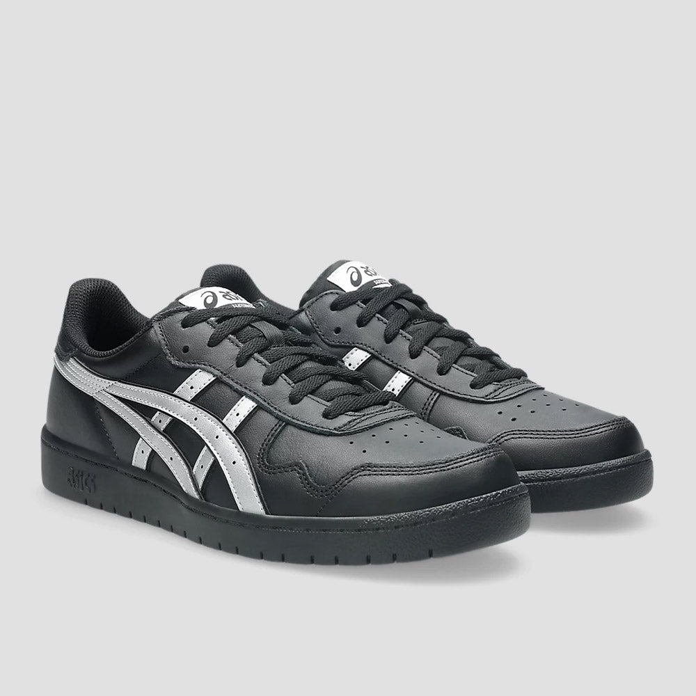 Asics Japan Pro Leather Skate Shoes Black / Pure Silver