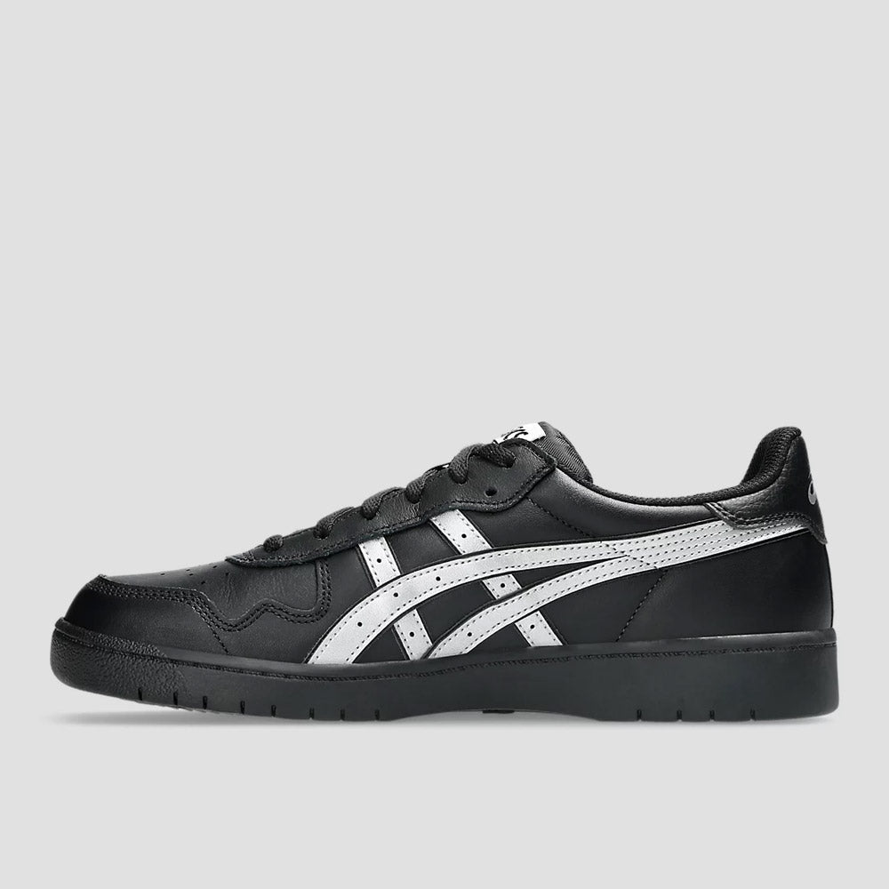 Asics Japan Pro Leather Skate Shoes Black / Pure Silver